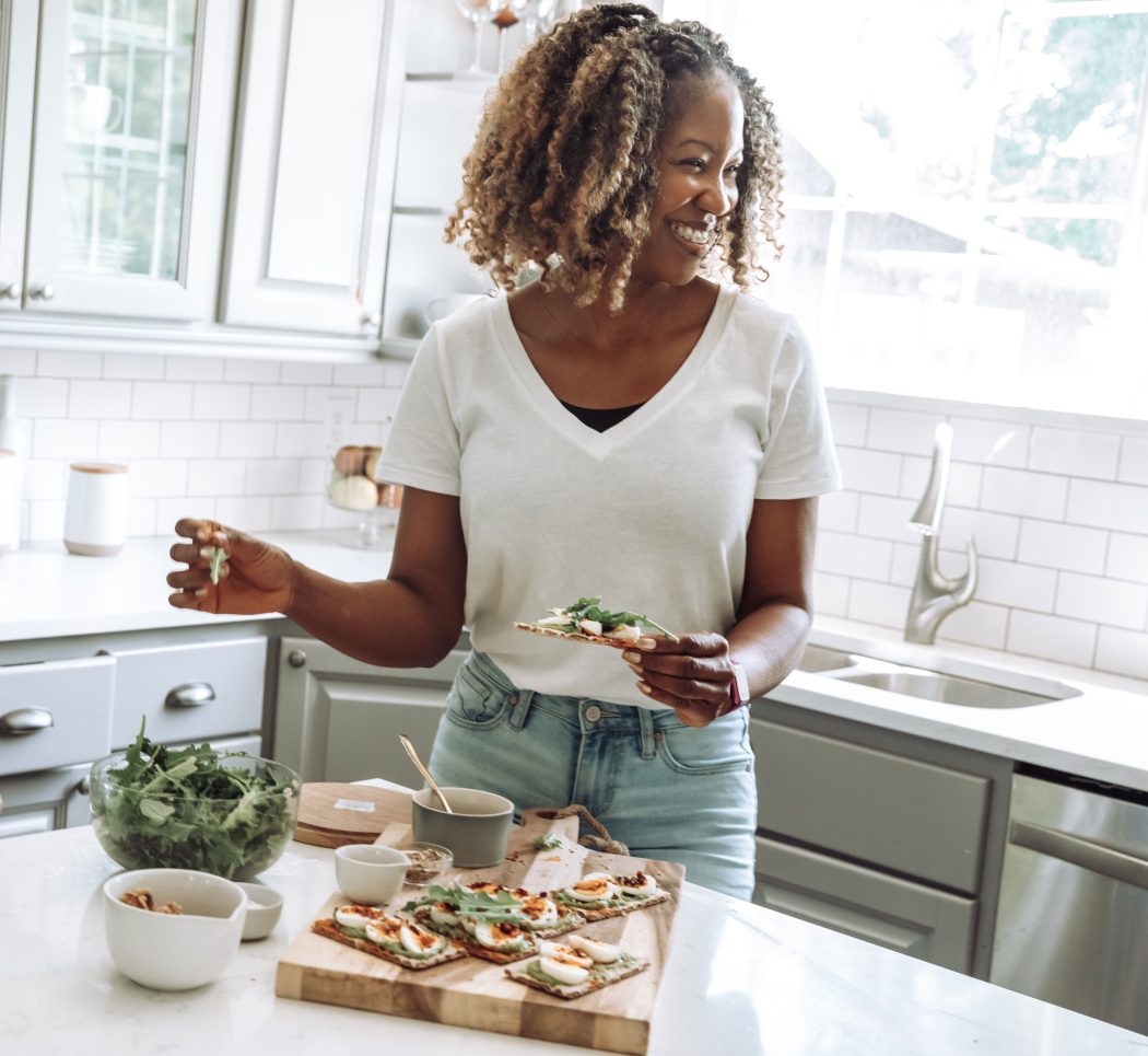 Woman in kitchen